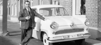 TORM_Cyriel Van Weert en zijn Ford Taunus 12M rond 1960 1965